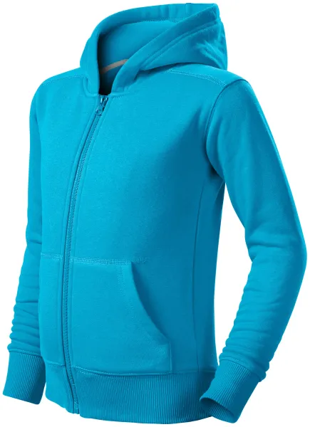 Детски суичър с качулка - Детски суитшърт с цип и качулка