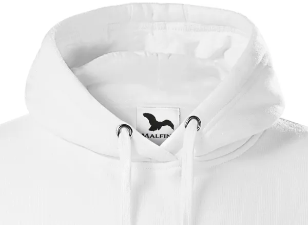 Мъжки суичър с качулка без цип - Качулка с връзки за стягане