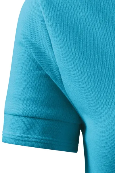 Дамска елегантна поло риза - Класически къси ръкави