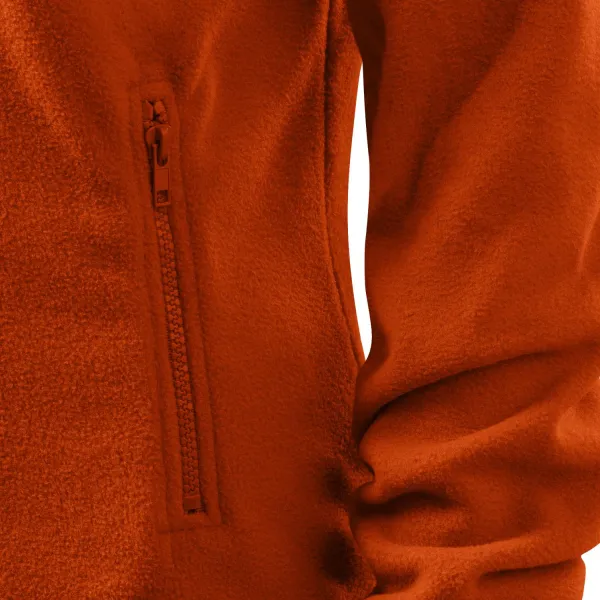 Дамско яке от полар - Практични джобове с цип