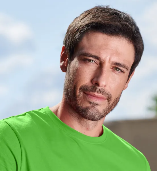 Мъжка семпла тениска - Класическо кръгло деколте