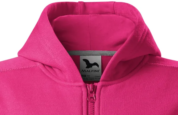 Детски суичър с качулка - Качулка с връзки за стягане