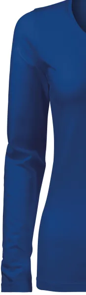 Дамска прилепнала тениска с дълъг ръкав - Класически дълги ръкави