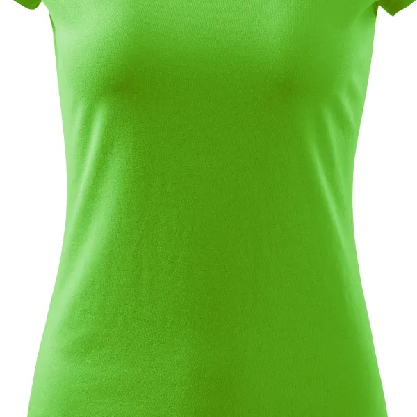 Дамска тениска с много къс ръкав - Леко заострена кройка