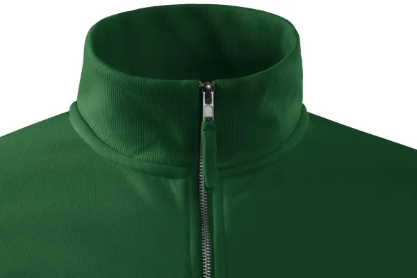 Изчистен мъжки суичър без качулка - Висока яка