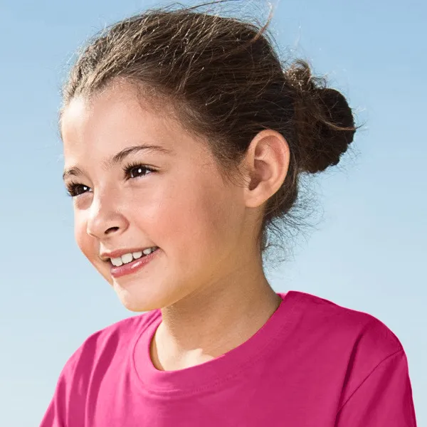 Детска лека тениска - Класическо кръгло деколте