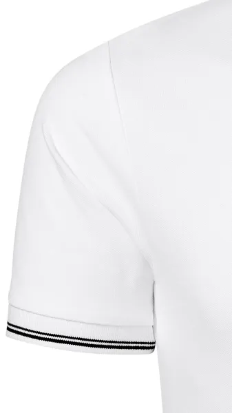 Мъжка контрастираща поло риза - Класически къси ръкави