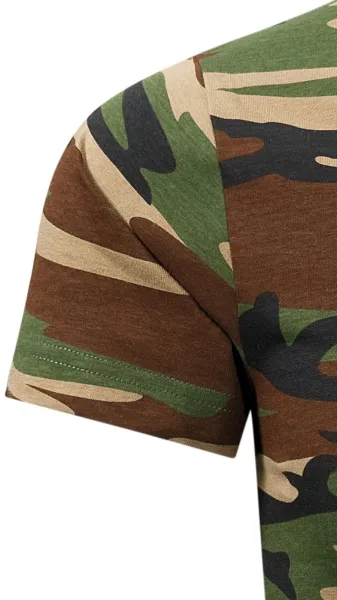 Камуфлажна тениска - Класически къси ръкави