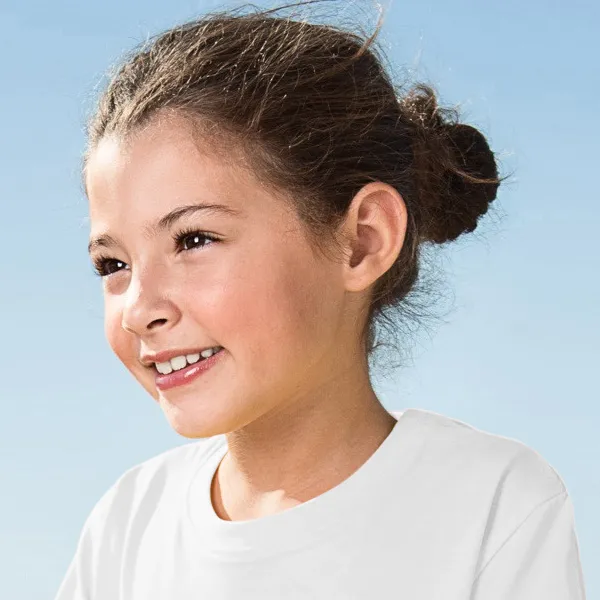 Детска лека тениска - Класическо кръгло деколте