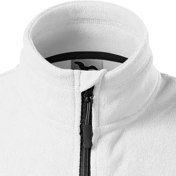 Контрастна жилетка от полар - Закопчаване с цип до брадичката