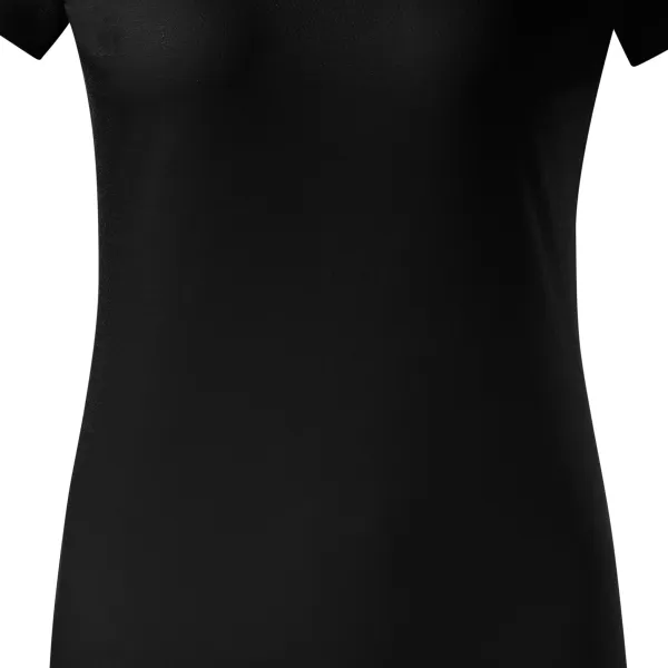 Дамска проста тениска - Леко заострена кройка