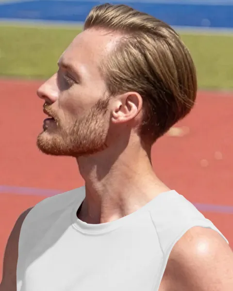 Мъжки топ - Класическо кръгло деколте