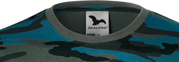 Камуфлажна тениска - Класическо кръгло деколте