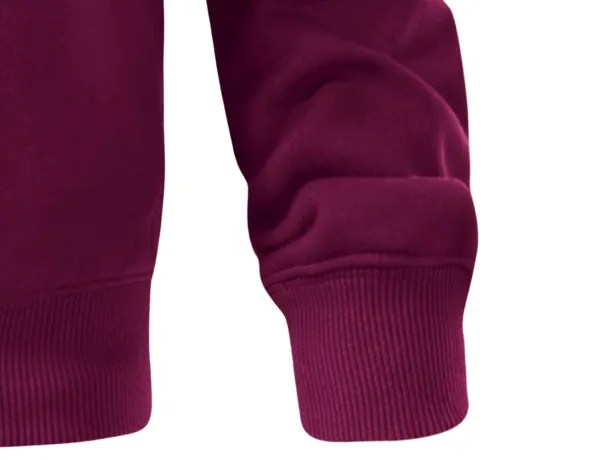 Удобен дамски суичър с качулка - Класически дълги ръкави