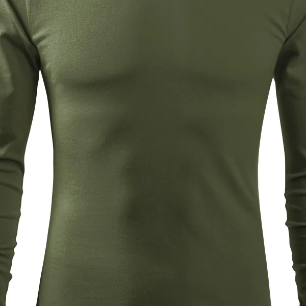 Мъжка тениска с дълъг ръкав - Леко вталена кройка