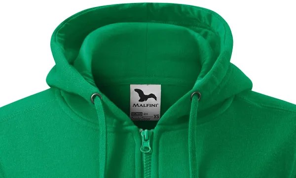 Дамски суичър с качулка - Качулка с връзки за стягане