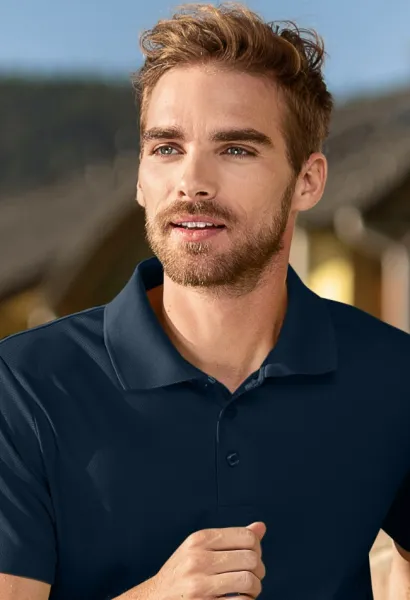 Спортна риза поло - Закопчаване с 3 копчета