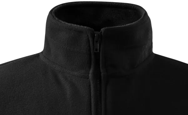Мъжко яке от полар - Закопчаване с цип до брадичката