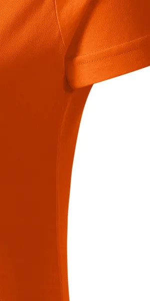 Дамска проста тениска - Разкроена със странични шевове