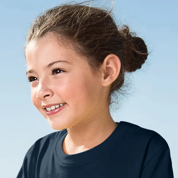 Детска лека тениска - Класическо кръгло деколте