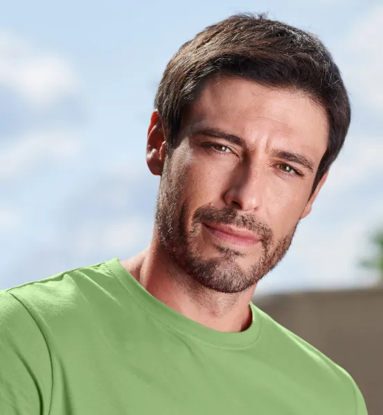 Мъжка семпла тениска - Класическо кръгло деколте