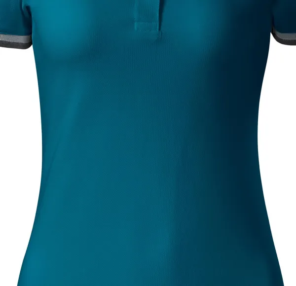 Дамска рокля с яка нагоре - Леко заострена кройка