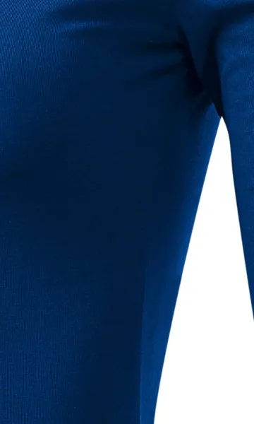 Дамска тениска с дълъг ръкав - Разкроена със странични шевове