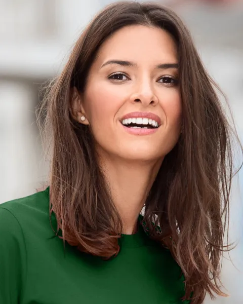 Дамска проста тениска - Класическо кръгло деколте