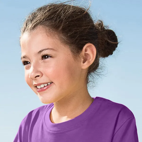 Детска лека тениска - Класическо кръгло деколте