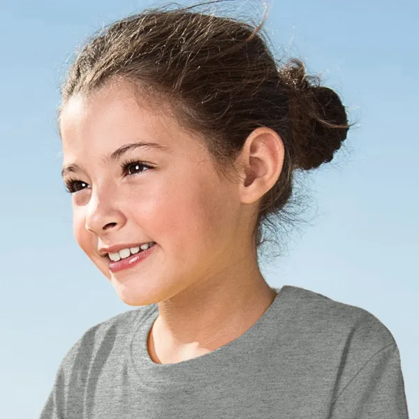 Детска лека тениска - Класическо кръгло деколте