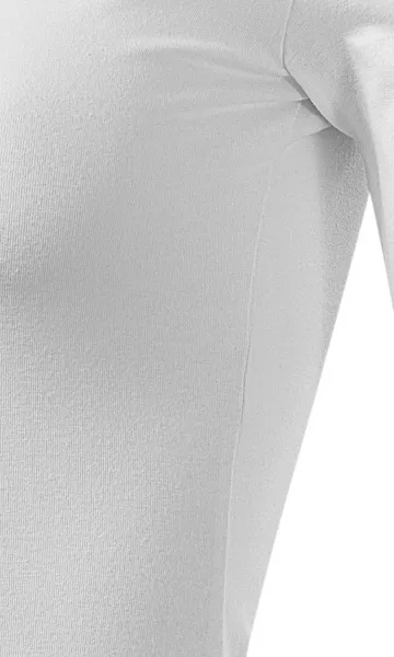 Дамска тениска с дълъг ръкав - Разкроена със странични шевове