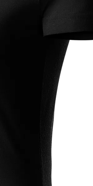 Дамска тениска от органичен памук - Разкроена със странични шевове