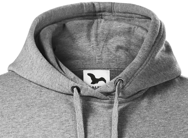 Мъжки суичър с качулка без цип - Качулка с връзки за стягане