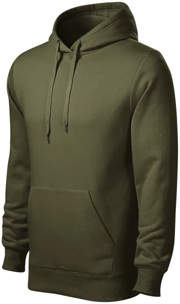 Мъжки суичър с качулка без цип - Мъжки суитшърт без цип и с качулка