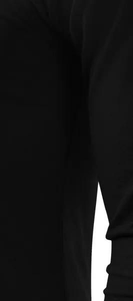 Мъжка тениска с дълъг ръкав - Разкроена със странични шевове