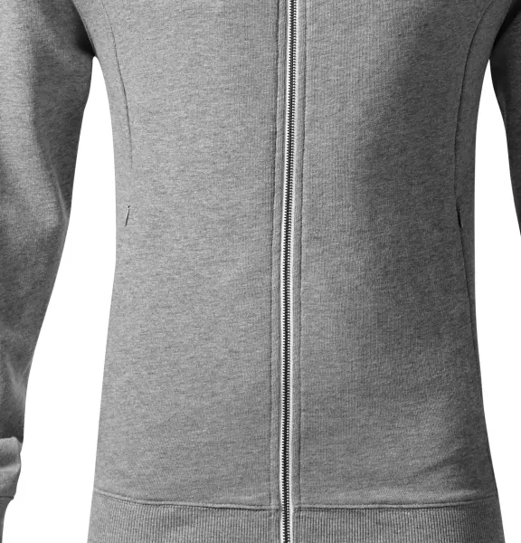 Мъжки суичър със скрити джобове - Свободна кройка със странични шевове