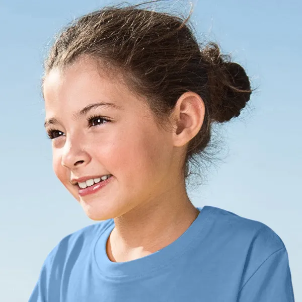 Детска лека тениска - Класическо кръгло деколте