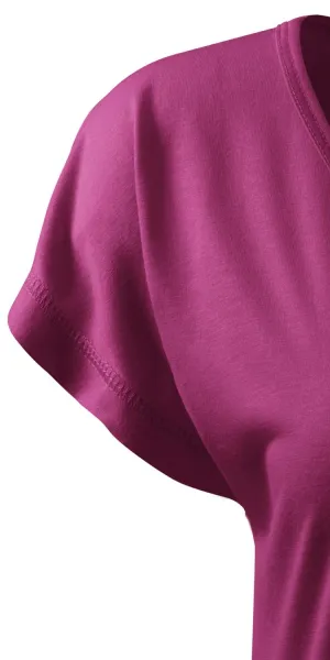 Дамска дълга тениска / рокля - Къси кимоно ръкави