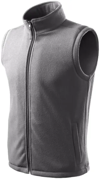 Класическа жилетка от полар - Поларена жилетка с класическа кройка