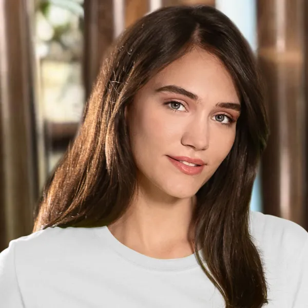 Дамска класическа тениска - Класическо кръгло деколте