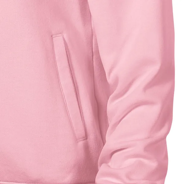 Удобен дамски суичър с качулка - Джобове тип „кенгуру“